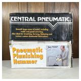 CENTRAL PNEUMATIC PLANISHING HAMMER | Original box, Item 94987. - h. 8 x w. 23 x l. 27 in (box)