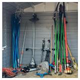 Shed Full Of Lawn & Other Tools | Including some power tools, plus yard tools, including an Oregon /