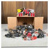 Box Electrons, Tubes, Etc. | GE electric tubes, replacement antenna, car stereo speaker switch, and 