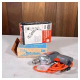 (2pc) Vintage Black & Decker Drill | U-205-2 quarter inch variable speed drill; plus a Sears craftsm