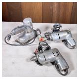 (3pc) Vintage Black & Decker & Other Tools | including a Sander, a Utility drill, and a Craft King u