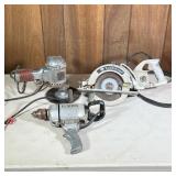 (3pc) Heavy Duty Vintage Electric Tools | Including a black and decker portable sander, a craftsman 
