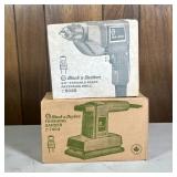 (2pc) Vintage Black & Decker Tools | Including a variable speed reversing drill no. 6036 and a finis