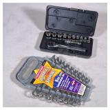 (2pc) Craftsman Wrench Sets | Including a 12 piece socket wrench set unused in original box and a 9 