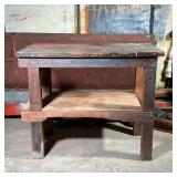 Shop Work Bench Table | Wooden work table. - h. 38 x l. 46 x d. 26.5 in