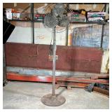 Large Industrial Floor Fan | Standing fan, does not oscillate, with possibly telescoping stand; form