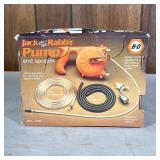 Jack Rabbit Pump & Sprayer | Black & Decker JSO-1500, pumps gas, water, and oil, and sprays.