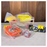 Large Strap Group | Straps and cords, plus carabiners, rope clamps, etc.