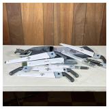 Handyman Club Of America Saws | Including a machete and saws and blades in a carrying case.