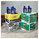 LARGE GROUP OIL & ADDITIVES | Including Quaker State 10 W 30 pens oil, STP oil, treatment, etc.
