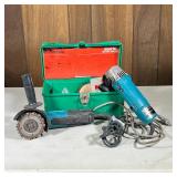 (2pc) Makita Grinders | Including a 9501B sander-grinder and another grinder.