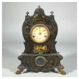 TOLE PAINTED SHELF CLOCK | No. 102