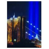 FRANK RITTER (American, 1946-2023) PHOTOGRAPH | Twin tower lights. 9.5 x 6.5 sight - h. 22 x w. 18 i
