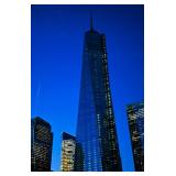 FRANK RITTER (American, 1946-2023) PHOTOGRAPH | Freedom tower at night. h. 10 x 7 in., sight. - h. 2