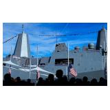 FRANK RITTER (American, 1946-2023) PHOTOGRAPH | American Battleship. h. 13.5 x 23.5 in, sight - h. 2
