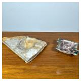 (2pc) VINTAGE ASHTRAYS | Including a flambe glazed ceramic ashtray signed on the bottom "Germany" an
