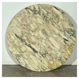 FANCY VARIEGATED MARBLE TABLE TOP | Made in Italy. - dia. 36 in