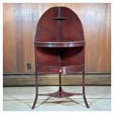 Georgian-style Corner Wash Stand | h. 52 x w. 26.25 in