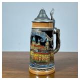 VINTAGE GERMAN MADE BEER STEIN | h. 7.5 in