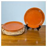 (6pc) SPANISH CERAMIC PLATES | dia. 10 in