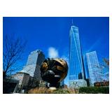 FRANK RITTER (American, 1946-2023) | Freedom tower at day. h. 7 x 9.5 in, sight - h. 17 x w. 21.5 in