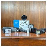 Group Camera Accessories | Photography accessories including flash mounts, light meter, etc, plus a 
