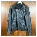 Coach Leather Jacket | Men’s black leather jacket by Coach, size medium.