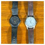 (2pc) Men’s Wristwatches | Including a Precision by Gruen with water resistant case and a black Casi