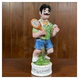 HOW DRY I AM DECANTER | Tennis player form ceramic decanter