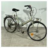 VINTAGE PEUGEOT FOLDING BICYCLE | With basket attachment.
