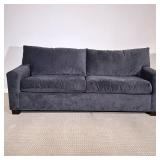 MITCHELL GOLD + BOB WILLIAMS SLEEPER SOFA | Large grey two cushion sleeper sofa from Mitchell Gold &
