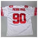 Singed Jason Pierre Paul Jersey | Signed Pierre Paul Buccaneers #90 jersey - h. 35 x w. 45 in