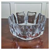 Orrefors Glass Bowl | h. 5 x dia. 9 in