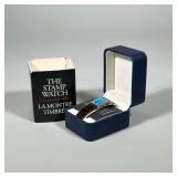 [NIB] HIRSCH STAMP WATCH | Limited Edition 1953 Polar Bear Stamp Watch part of the Canadian Wildlife