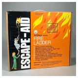 Escape-Aid Fire Ladder | All steel portable fire ladder - w. 14.5 x l. 19 x d. 4.5 in (in box)