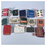 (14pc) ANTIQUE PINCUSHIONS AND NEEDLE CASES | Mixed lot of antique pin cushions and needle cases. - 