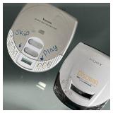 (2pc) WALKMAN CD PLAYERS | Portable CD players including a Sony Discman D-101 and a Venturer model D