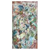 Painting - Abstract Contemporary | Abstract contemporary painting. Not signed by artist. - h. 30 x w