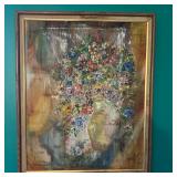 Painting - Still Life "Floral Vase" | Modern abstract painting of a vase of flowers. Signed by artis
