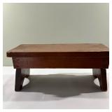 Low Footrest/Step-stool | Low-lying footrest or step-stool. - h. 6 x w. 15 in