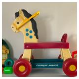 Fisher-Price Ride-On Horse & Toys | Vintage (1970