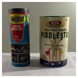 (2pc) Tinker Toy & Fiddlestix Toy | Vintage (1970