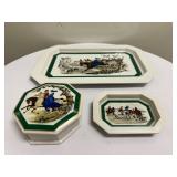 (3pc) Elizabeth Arden Trinket Dishes | Elizabeth Arden "Southern Heirlooms" vanity/trinket dishes (M