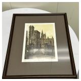 (1pc) Artwork - Sielskar Abbey | Scenic depiction of "Sielskar Abbey, Wexford, Ireland". Numbered: 3