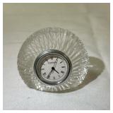 (1pc) Tipperary Crystal Desk Clock | Vintage (1980