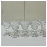(9pc) Baccarat Glasses - Set 1 of 2 | Baccarat glasses. - h. 5.75 in