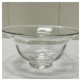 Glass bowl | Glass bowl (looks like Simon Pearce but is not marked) h. 4.75 x dia. 9 in