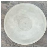 Large Decorative Bowl | Decorative glass accent bowl - h. 3 x dia. 24.25 in