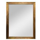 Fine Gilt Carved Mirror | Large mirror with gilt carved decorated frame. - h. 55 x w. 44 in (overall