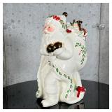 Lenox Christmas Cookie Jar | Holiday Santa Cookie Jar from the Holiday Santa Collection by Lenox. - 